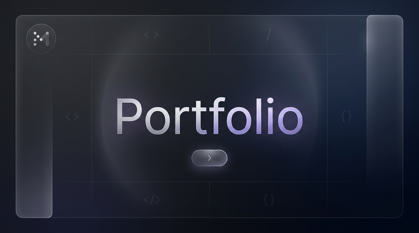 Personal developer portfolio preview